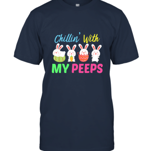 Chillin' With My Peeps Easter Bunny Unisex T-Shirt
