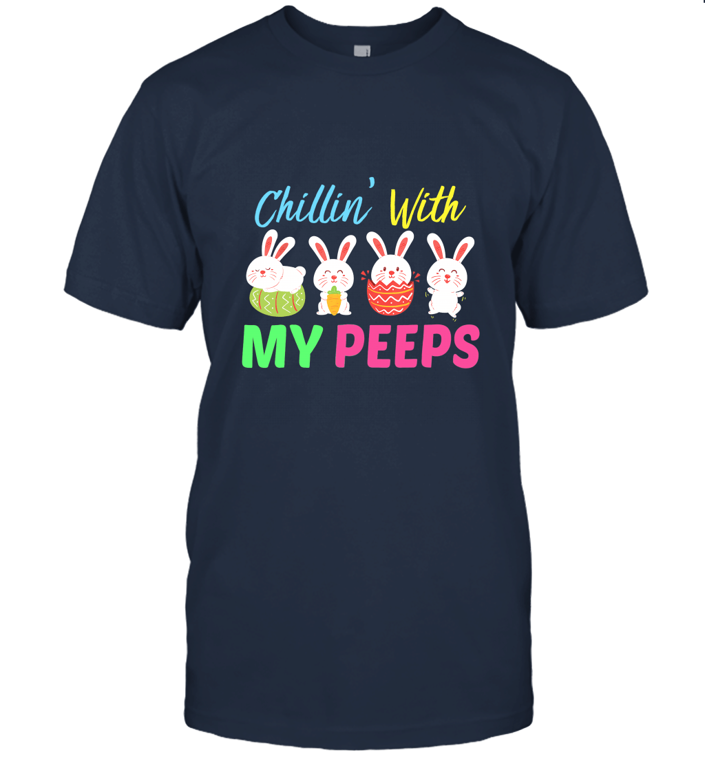 Chillin' With My Peeps Easter Bunny Unisex T-Shirt
