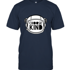 Choose Kind Space Helmet Unisex T-Shirt
