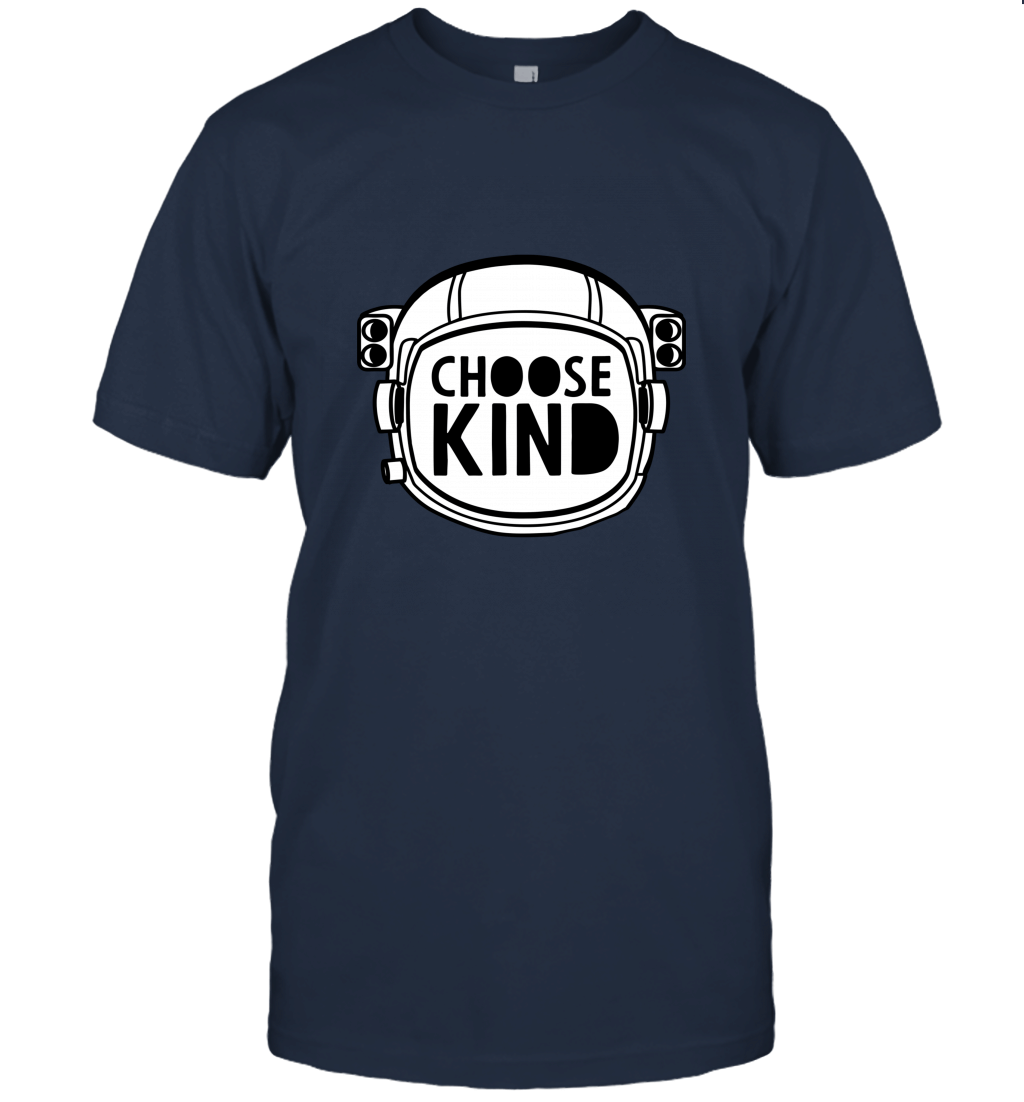 Choose Kind Space Helmet Unisex T-Shirt