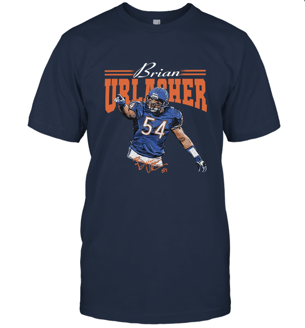 Chicago Football Men's Apparel Brian Urlacher HOF Unisex T-Shirt