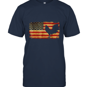 Chicken us flag Unisex T-Shirt