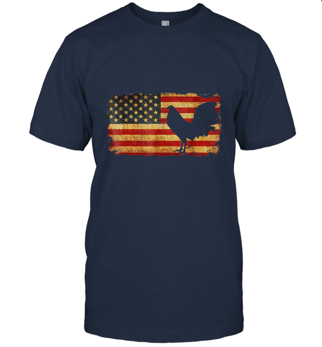 Chicken us flag Unisex T-Shirt