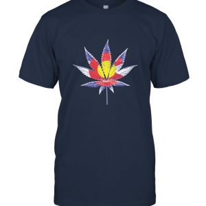 Colorado Flag Pot Leaf Unisex T-Shirt