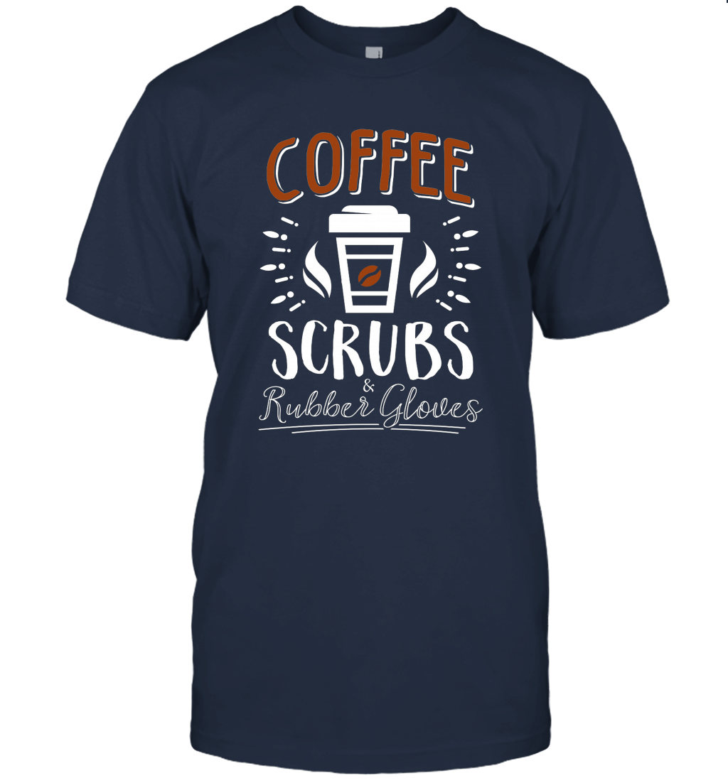 Coffee Scrubs and Rubber Gloves Unisex T-Shirt