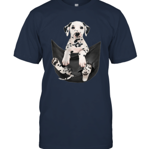 Dalmatian in pocket tee shirts Unisex T-Shirt