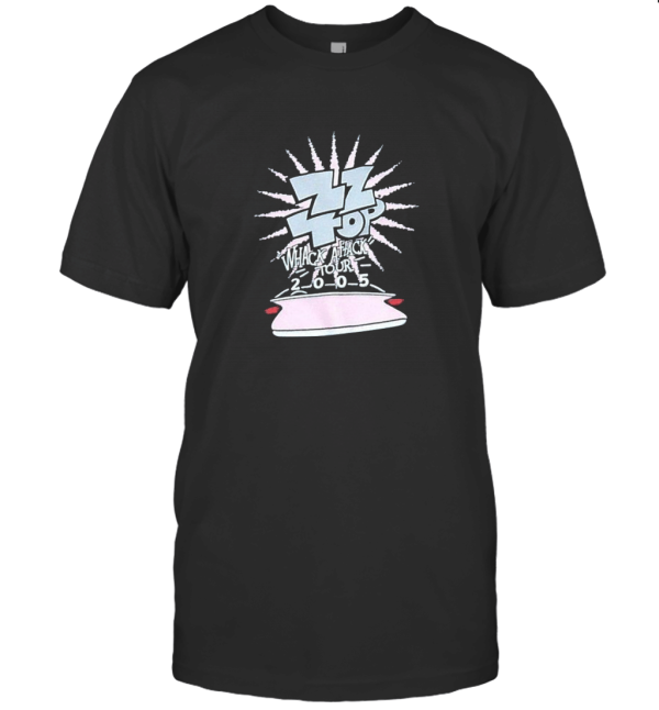 ZZ Top Whack Attack 2005 Tour Girls Juniors T-Shirt