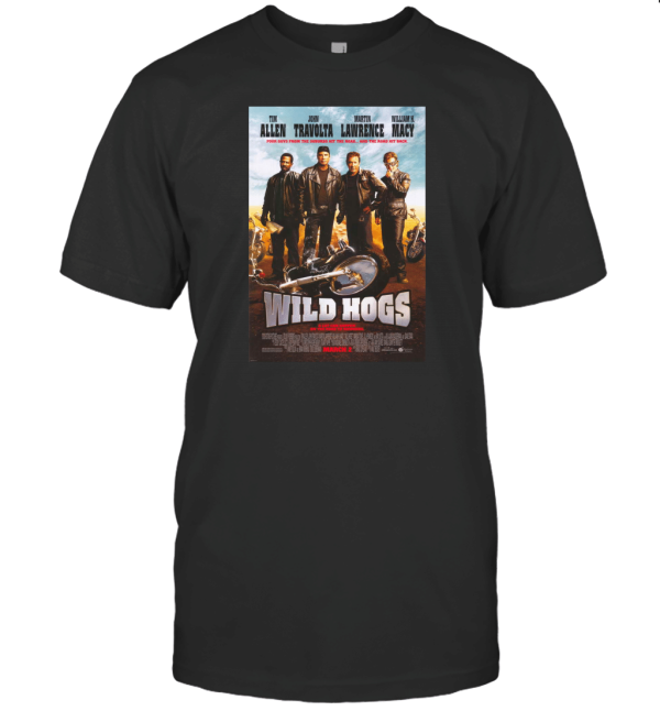 Wild Hogs Cool 21st Century Comedy Classic Movie Poster Fan T-Shirt