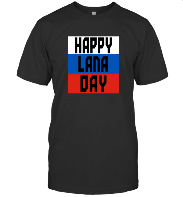 WWE Lana Happy Lana Day Authentic T-Shirt