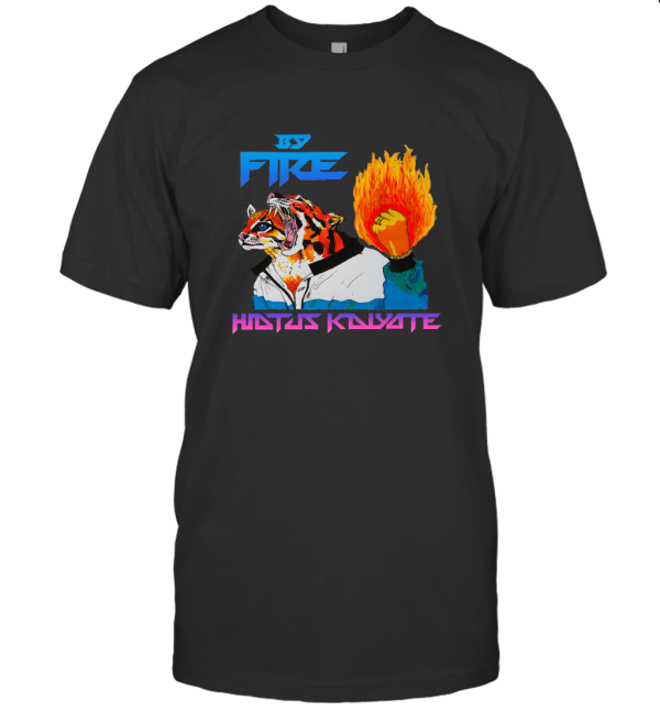 WunoD Men's Hiatus Kaiyote by Fire EP T-Shirt