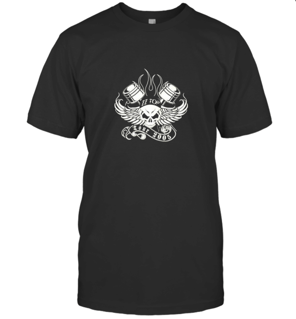 ZZ Top Winged Skull 2005 Tour T-Shirt