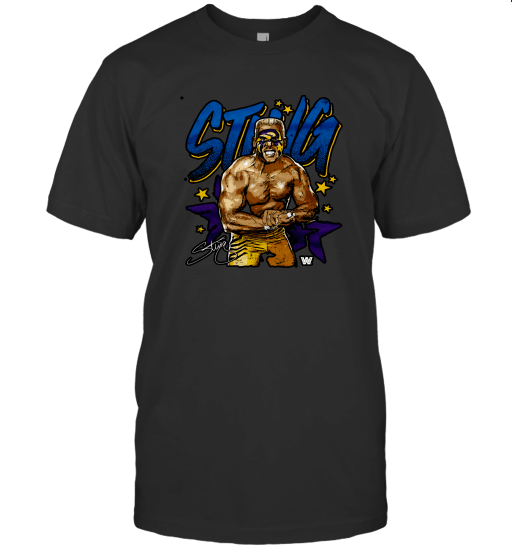 Sting Shirt WWE Men's Apparel Sting Old School deo phai mau den T-Shirt