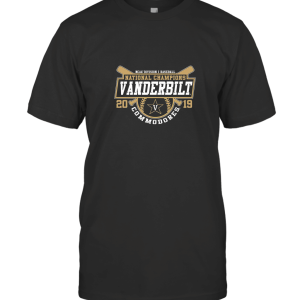 Elite Fan Shop Vanderbilt Commodores Baseball College World Series Champs T-Shirt