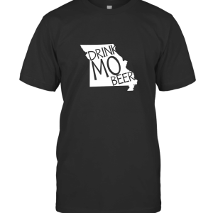 Drink MO Beer Missouri State Outline T-Shirt
