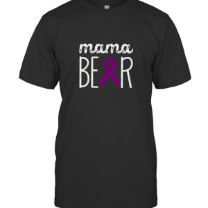 Epilepsy Cancer Mama Bear T-Shirt