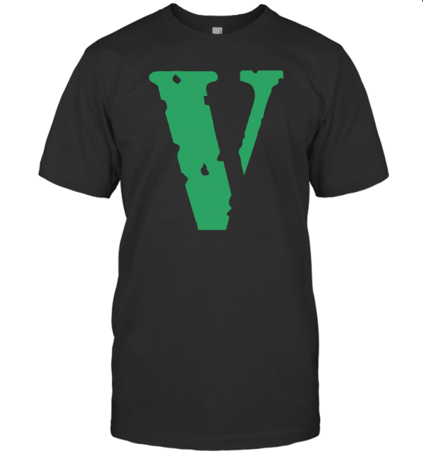 YYWan Vlone Green Big V GREEN T-Shirt