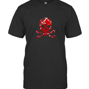 Eddie Van Halen  Stripes Skull Soft T-Shirt