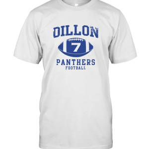 Dillon 7 Football Retro Sports Novelty DT T-Shirt