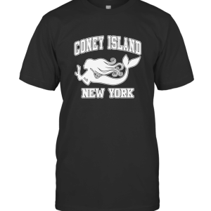 Coney Island Mermaid New York NYC Beaches Brooklyn T-Shirt