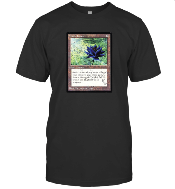 YSZM Black Lotus Magic Gathering T-Shirt