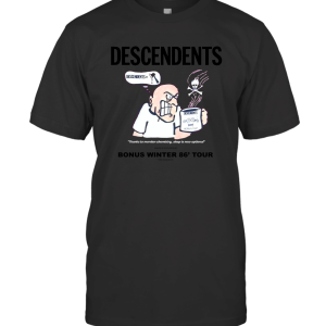 Descendents Shirt Vintage tshirt 1986 Bonus Winter Tour Enjoy T-Shirt