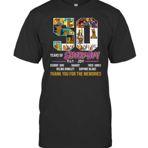 Scooby Dog Characters 50th Anniversary 1969 2019 T-Shirt