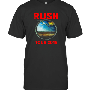 Rush Band 2015 Graphic Tour T-Shirt
