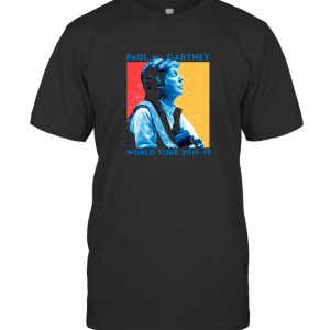 Paul Mccartney Color Block World Tour 2018 2019 T-Shirt