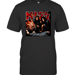 Org 1992 KISS Revenge Shirt vtg Bruce Kulick Gene Paul Eric Singer Army The Rolling Stones T-Shirt