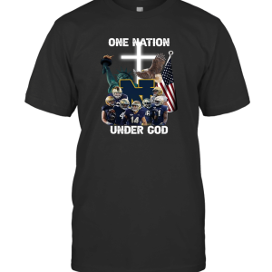 NOTRE DAME FIGHTING IRISH ONE NATION UNDER GOD SHIRT T-Shirt