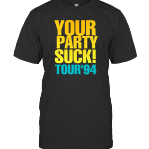 Vintage 1990's Gin Blossoms Your Party Sucks T-Shirt