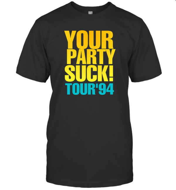 Vintage 1990's Gin Blossoms Your Party Sucks T-Shirt