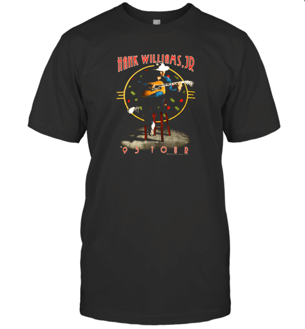 Vintage 1993 Hank Williams JR 93 T-Shirt