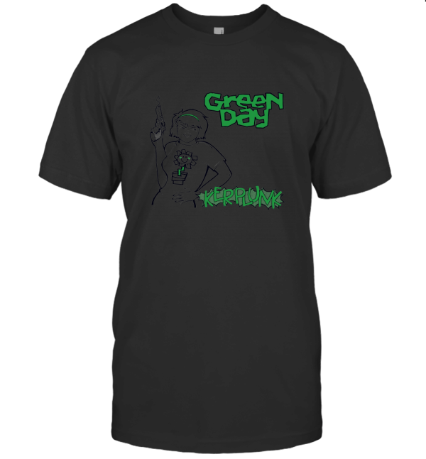 Vintage 1992 greenday band kerplunk lookout records T-Shirt
