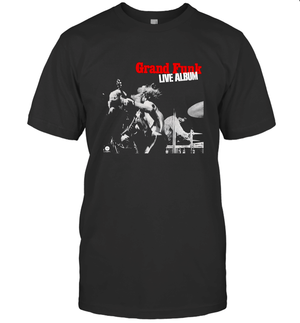 UD Gate Grand Funk Railroad GFRR Live Album T-Shirt