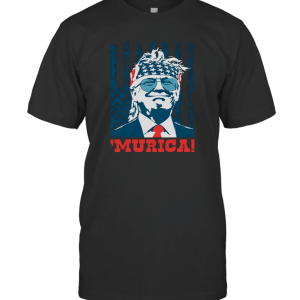 Trump Murica 4th of July Patriotic American T-Shirt