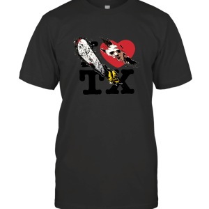 Texas Chainsaw Massacre I Heart TX Fitted Jersey T-Shirt