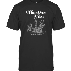 Three Days Grace Life Starts Now Logo T-Shirt