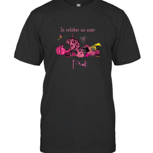 IN OCTOBER WE WEAR PINK BREAST CANCER AWARENESS SHIRT SNOOPY T-Shirt