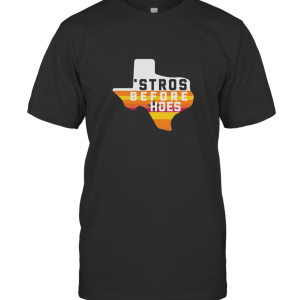 Houston Astros Inspired  Stros Before Hoes T-Shirt