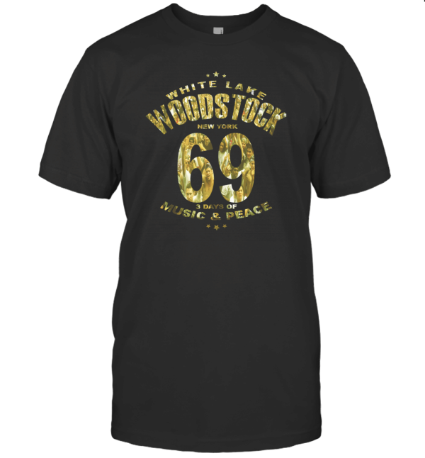 Woodstock White Lake 69 Ladies Junior Fit T-Shirt