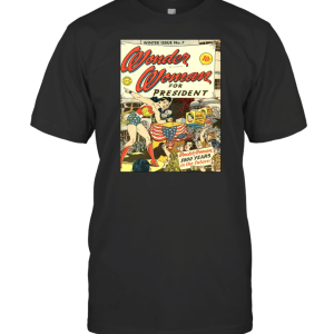 Wonder Woman  For President Adult Regular T-Shirt