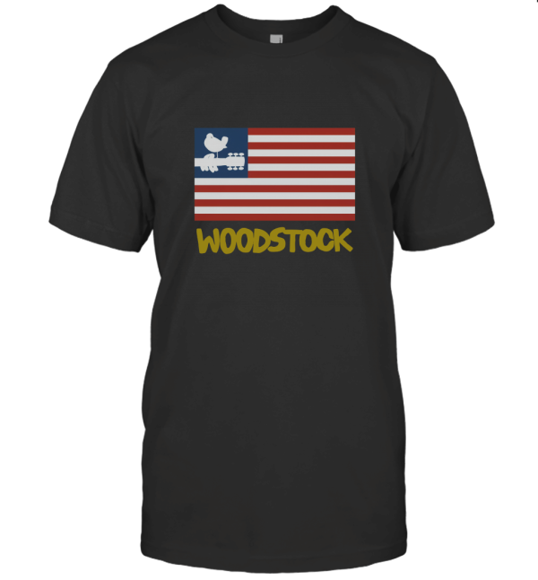 Woodstock Men's Distressed Flag T-Shirt