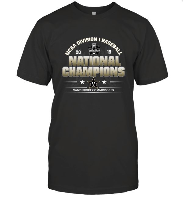 Vanderbilt Commodores 2019 College World Series National Champions T-Shirt
