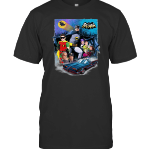 BATMAN 1966 CAST RARE DESIGN T-Shirt