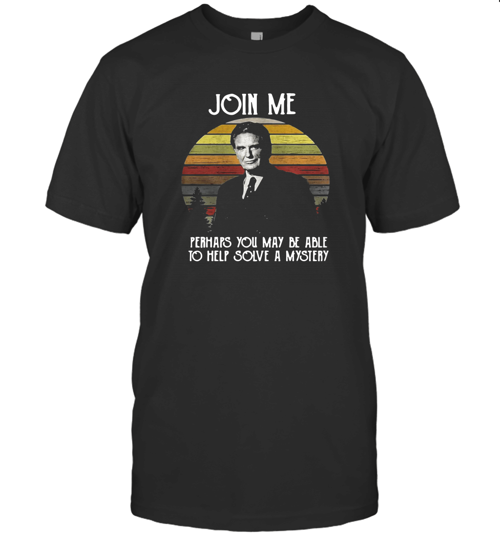 Unsolved Mysteries Join me Perhaps You May be able to Help Solve a Mystery Retro T-Shirt