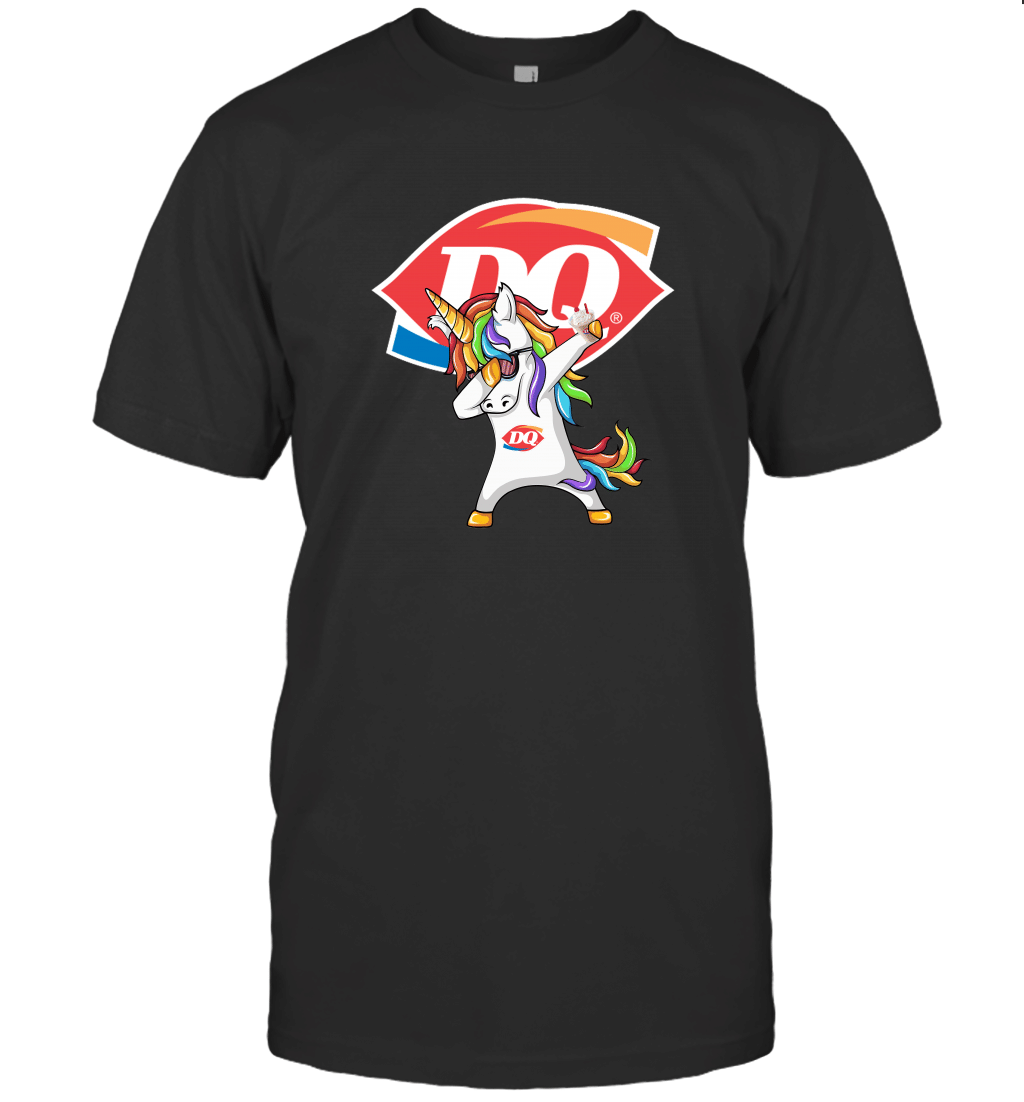 Unicorn Dabbing Dairy Queen T-Shirt