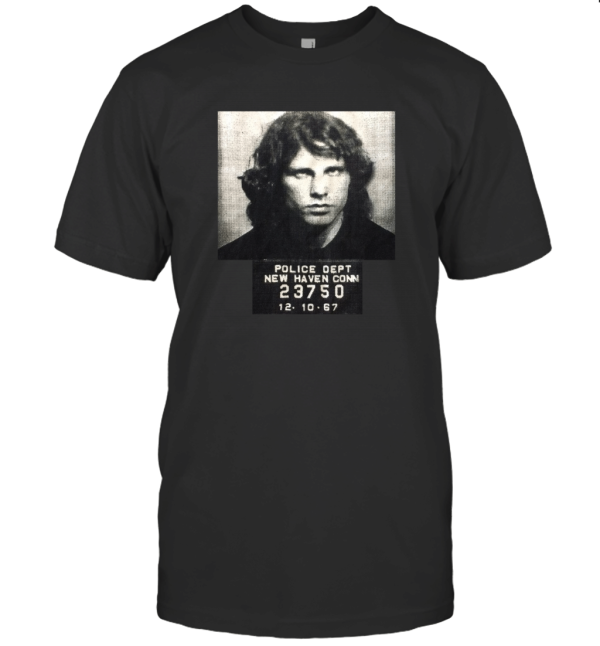Vtg. Jim Morrison Mugshot 90s The Doors Winterland  T-Shirt