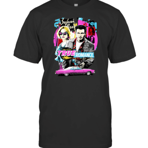 True Romance Movie Poster Slater Hopper Tarantino Retro T-Shirt