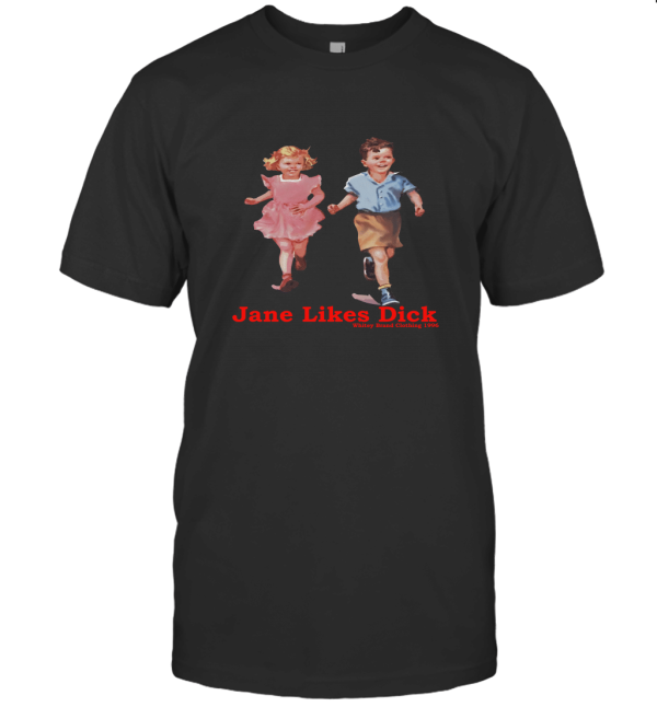 Vintage 90's t shirt transfer Jane Likes Dick T-Shirt